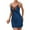 Dark Blue, variant on 2024 Spring Saving Clearance! AIEOTT Plus Size Lingerie for Women, Women Lounge Nightwear Sexy Sleepwear Full Slip Chemise Dress