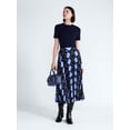 thumbnail image 2 of Free Assembly Women's and Women's Plus Sunburst Pleat Argyle Maxi Skirt, Sizes XS-4X, 2 of 6
