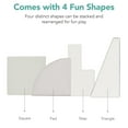 thumbnail image 6 of Best Choice Products Soft Foam Climbing Blocks for Toddlers, 4-Piece Play Set, Easy-Clean Vinyl - Neutral, 6 of 7