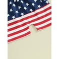 thumbnail image 6 of 4th of July Baby Boy Outfit Short Sleeve T-shirt Top and Stripe Stars Shorts Set Toddler Boy Independence Day Clothes, 6 of 7