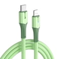 thumbnail image 1 of Fast Charging Cable, 3.3/4.9/6.6ft USB-C/PD/USB To Type C/Micro USB Silicone Fast Charging Cable For ,iPhone ,iPad Samsung LG Motorola Google Pixel, 1 of 5