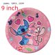 thumbnail image 1 of Disney Stitch Party Supplies Paper Napkins Tablecloth Plate Balloon Pink Angel Theme Baby Shower Girls Birthday Party DecorationChina Gao Jinjia LED, 1 of 2