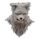 thumbnail image 3 of Máscara de de peluche, máscara de cabeza completa de animal realista, disfraz de Halloween para fiesta, cosplay, decoración navideña Gris, 3 of 8