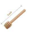 thumbnail image 4 of Honey Stir Bar Mixing Handle Jar Spoon Natural Wooden 10/30/50Pcs Honey Dipper Wooden Stick Honey Sp, 4 of 4