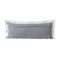 thumbnail image 6 of Laddha Home Designs Handwoven Color Block Cotton Lumbar Pillow Cover - 36" - Gray and White, 6 of 9