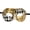 Black/Gold Half Checkered, variant on Luxury Mask – Premium Quality Venetian Party Masquerade Mask for Men & Women – Masquerade Ball – Prom Mardi Gras - Halloween