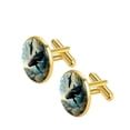 thumbnail image 2 of Whale Elegant Dress Shirt Cufflinks Set Made of Stainless Steel for Wedding and Business Meetings, 2 of 6