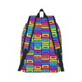 thumbnail image 2 of Yiaed Cassette Tapes Print Backpack, Premium Laptop Backpack, Travel Backpack for Women, Lightweight Backpacks, Comfortable Back Pack-Medium, 2 of 7