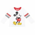 thumbnail image 2 of Disney Mickey Mouse Little Boys T-Shirt and Fleece Pants Infant to Little Kid, 2 of 5