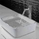 thumbnail image 3 of Automatic Sensor Faucet, Infrared Touchless Basin Faucet for Bathroom Sink with Brass Chrome Finish & AA Batteries, 3 of 5