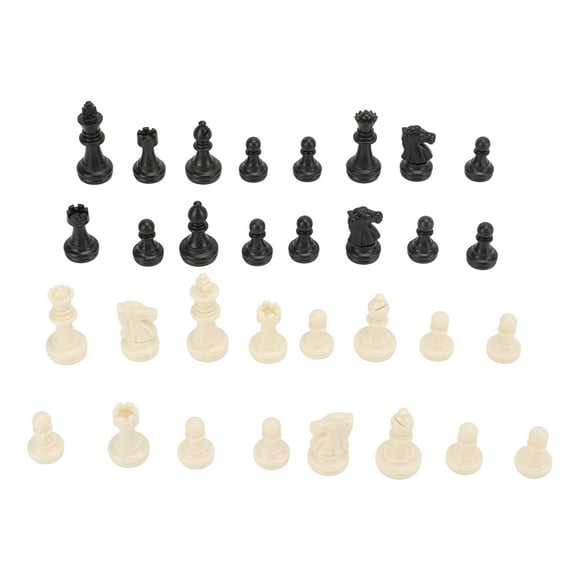 Kozecal Pièces d'Échecs Réutilisables Résistantes aux Chutes pour Se Détendre