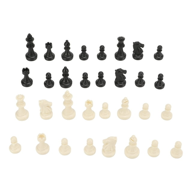 Kozecal Pièces d'Échecs Réutilisables Résistantes aux Chutes pour Se Détendre