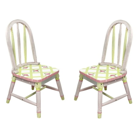 UPC 812401010119 product image for Fantasy Fields - Crackled Rose Set of 2 Chairs | upcitemdb.com