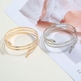 thumbnail image 6 of Retro Hollow Body Bracelet Adjustable Arm Ring Armband Arm Chain Arm Bangle GOLD STYLE-1, 6 of 8