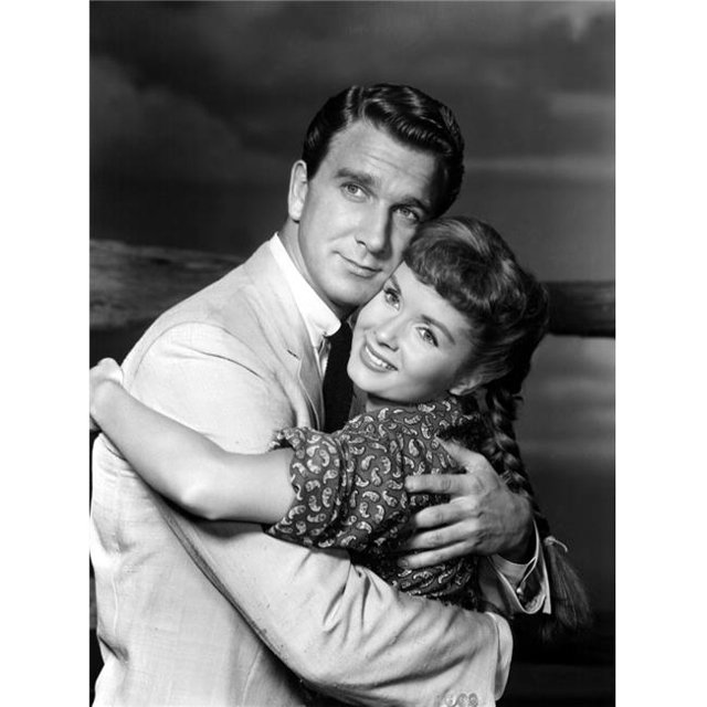 Collection Everett EVCMBDTAANEC014H Tammy & The Bachelor Leslie Nielsen Debbie Reynolds 1957 Photo Imprimée, 8 x 10