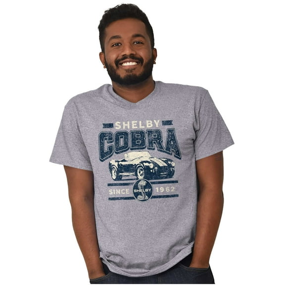 Shelby Cobra Muscle Car Racecar Men's Graphic T Shirt Tees Brisco Brands S