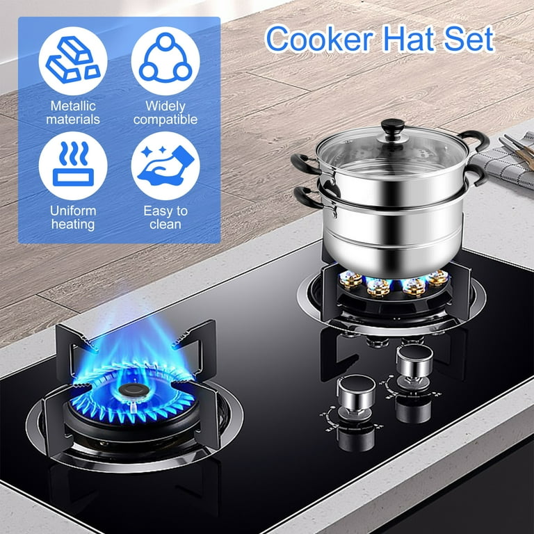 Hob Covers For Electric Cookers 16 PCS Gas Stove Burner Replacement Kit ...