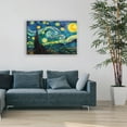 thumbnail image 2 of ArtWall "Starry Night" by Vincent Van Gogh Gallery Wrapped Canvas, 24x30, 2 of 4