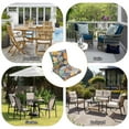 thumbnail image 5 of Eurhowing Waterproof Patio Rocking Chair Cushions 1-Piece, 3" Thick Outdoor Chair Cushion with Ties, Non-Slip Seat Pad for Garden Lawn Furniture, 2Pack, Floral, 5 of 11