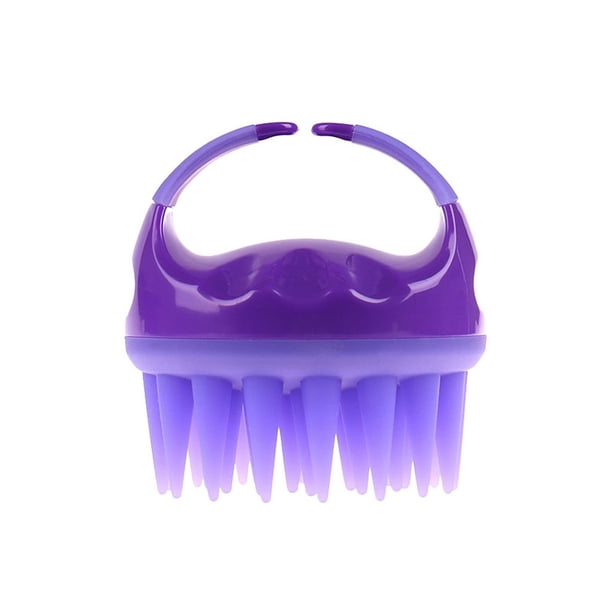 Peine De Silicona Para El Cabello, Cepillo De Baño Para Manos, Exfoliante Corporal, Masaje Spa, Masajeador Para El Cuero Cabelludo, Purificador De Baño Para Meridianos De Cabeza Inevent HA023543-00