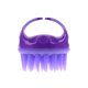 thumbnail image 1 of Peine De Silicona Para El Cabello, Cepillo De Baño Para Manos, Exfoliante Corporal, Masaje Spa, Masajeador Para El Cuero Cabelludo, Purificador De Baño Para Meridianos De Cabeza Inevent HA023543-00, 1 of 6
