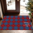thumbnail image 2 of Christmas Floor Mat, Absorbent Polyester Entrance Mat, Non-Slip Indoor Door Mat for Kitchen, Bathroom, Entryway Holiday Decoration, Soft Cushioned Low-Profile Rug, Easy to Clean, 23.62x15.75 in, 2 of 6