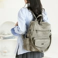 thumbnail image 4 of Women Backpacks Purse Bag PU Travel Backpacks Purses for Ladies Shoulder Bags Satchels Handbag 2Pieces, 4 of 20