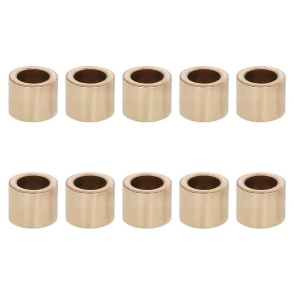 Othmro 10Pcs Sleeve Bearing, 0.31" Bore x 0.47"OD x 0.39" Length Self-Lubricating Bushings for Sliding Parts of Machinery, Printing Presses, Textile Machines Reduce Shaft and Hole Wear