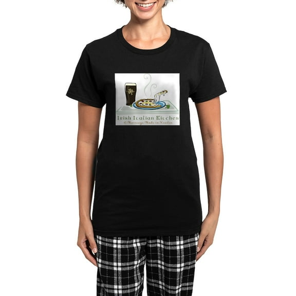 CafePress - Kitchen - Women's Short Sleeve Print T-Shirt and Pants Dark Cotton Pajama Set