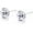 Crystal, variant on Aurora Austrian 6mm Crystal Stud Earrings for Women, Hypoallergenic Stainless Steel, Tarnish-Free Small Studs – Small | Chrysolite