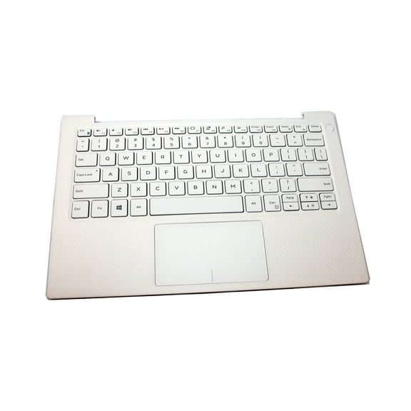DP52R Dell XPS 13 9370 Genuine White Palmrest w Touchpad and Keyboard Assembly