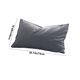 thumbnail image 3 of Funda de almohada al estilo japonés | Poliéster lavado color sólido | Funda de ropa de cama suave, transpirable y elegante | No impresión | Opciones de Azul Oscuro Azul Cielo Gris | 74x48cm | 1, 3 of 6