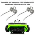 thumbnail image 3 of 18PCS Replacement Dethatcher Tines Compatible For Greenworks 29272 27022 2500600G Steel Scarifier Parts, 3 of 5