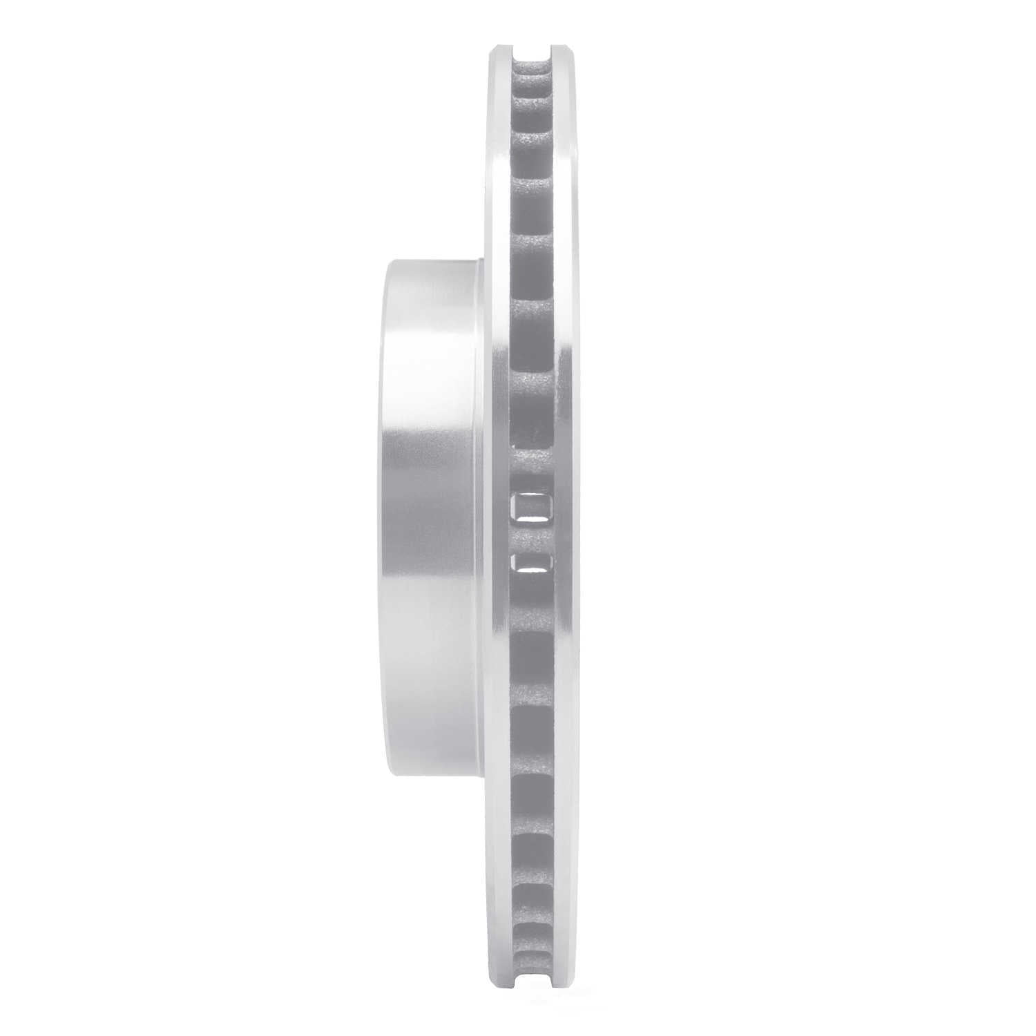 Dynamic Friction Company 631-76077R DFC Brake Rotor - Drilled And Slotted - Silver
