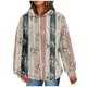 thumbnail image 2 of Puntoco Abrigo Mujer Moda Blusa Impresa Manga Larga Tops Sudadera Bolsillos Abrigo Con Capucha Liquidación Puntoco Puntoco-1, 2 of 5