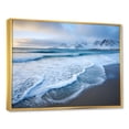 thumbnail image 3 of Designart "Coastal Tranquility White Wave Calm I" Extra Large Coastal Framed Wall Art - Coastal White Coastal Beach Entryway Framed Wall Art, 3 of 7