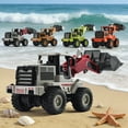 thumbnail image 7 of Green Dump Truck Loader Alloy Forklift Model Engineering Vehicle Simulation Bulldozer Toy For Kids, 7 of 7