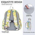thumbnail image 5 of Lemon Backpack for School,Cute School Bag,Schoolbag with Adjustable Shoulder Straps & Padded Back,13.4"x11"x4.7", 5 of 6