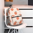 thumbnail image 3 of Wukai Orange Peach Versatile Backpack:Spacious,Organized,Comfortable,Ideal for Travel and Everyday Use with Multiple Pockets and Padded Straps, 3 of 8