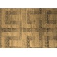 thumbnail image 1 of Ahgly Company Indoor Rectangle Abstract Brown Modern Area Rugs, 5' x 7', 1 of 4