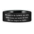 thumbnail image 5 of Psalm 144:1 Tungsten Carbide Ring, 5 of 9