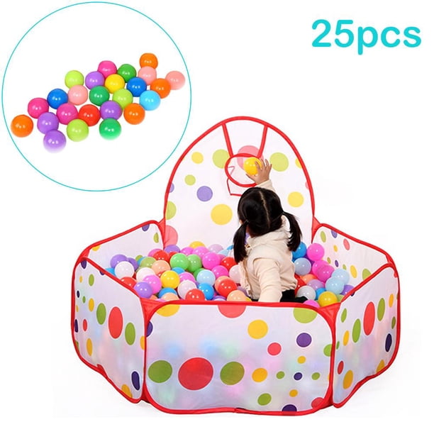 25 piezas Ocean Wave Balls Piscina Juguetes al aire libre + Niños Kid Ocean Ball Pit Likrtyny juguetes de los niños