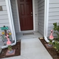 thumbnail image 3 of Northlight 25" Standing Pink Flamingo Outdoor Garden Statue, 3 of 6