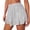 White, variant on Ohufall Women's Sequin Skirt High Waist Sparkly Glitter Mini Skirt for Night Out Party
