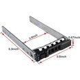 thumbnail image 5 of LAICAIW Hard Drive Caddy 2.5" SSD HDD Caddy G176J 0G176J Hard Drive Bracket SAS SATA Caddy Compatible for Dell PowerEdge R720 R630 R730 R830 R930 T430 T440 T640 R720XD, 4 Pack, 5 of 5