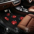 thumbnail image 6 of Yiaed Beautiful Red Ladybug Print Carpet Floor Mats for Cars, Auto Accessories Front & Rear Car Floor Mats Car Floor Foot Mat Sets of 4 Pieces, 6 of 7