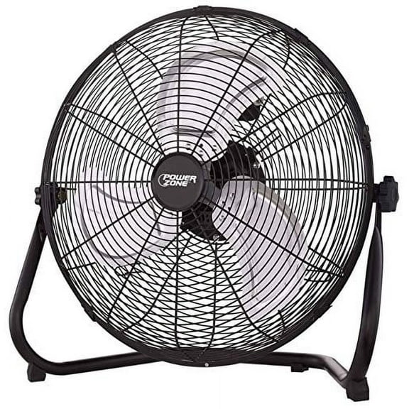 HOMEBASIX Lf-18 High Velocity Floor Fan, 18", Black
