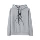 thumbnail image 1 of Sudadera con capucha para mujer, jersey de manga larga, sudadera informal holgada con estampado de corazón, suéter informal holgado con cordón para otoño e invierno, Tops, 1 of 3