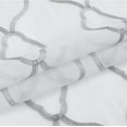 thumbnail image 5 of Dainty Home Springfield Contemporary 3D Embroidered Textured Designed Sheer Curtain Panel for Bedroom Grommet Drape/Drapery Single Panel 1 Panel W54 x 84 inches in Silver, 5 of 5