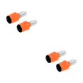 thumbnail image 2 of relayinert 2pcs Motorcycle Grips Effortlessly Install And Bike S Performance Widely Used orange 2Set, 2 of 6